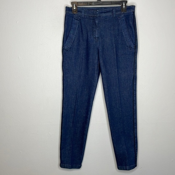 No21‎ Numero Ventuno | Dark Wash Ventuno Ankle Jeans Piping Details Size 26 - Picture 1 of 10